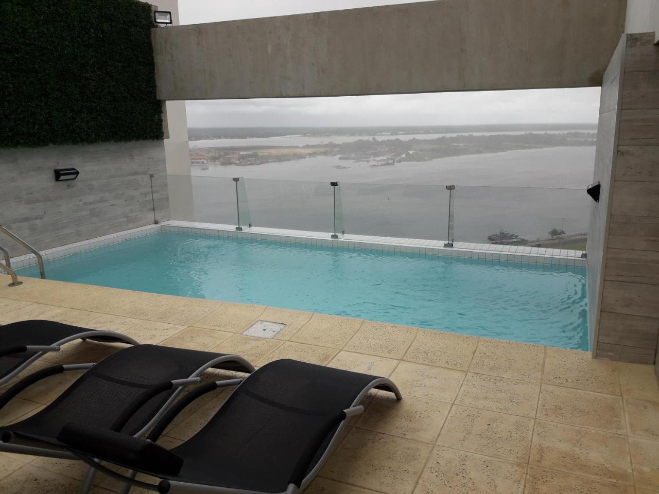 Centro De Asuncion Nuevo Apartamento, Comodo, Seguro, Piscina, Gimnasio Y Parking Exterior foto